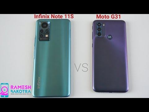 Infinix Note 11S vs Motorola Moto G31 SpeedTest and Camera Comparison