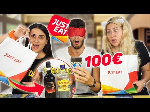 ORDINIAMO BENDATI DA JUST EAT!!! *con bevande alcoliche* ft. The Lady & Debor Fulli