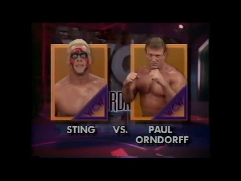 Sting vs Paul Orndorff   Saturday Night May 20th, 1995