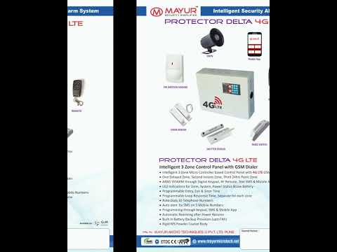 Protector Delta 4G LTE GSM Alarm System