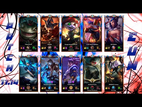 EUW Challenger Match #180 Highlights Patch 11.14 [10 Challengers in Game]