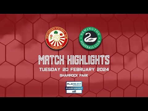 Portadown 0 - 4 Newington | Playr-Fit Championship | 20/02/24