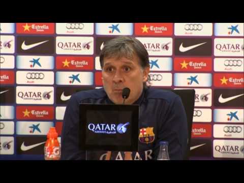 Tata Martino: "Diskussionen haben Neymar geschadet" | FC Barcelona - CA Osasuna