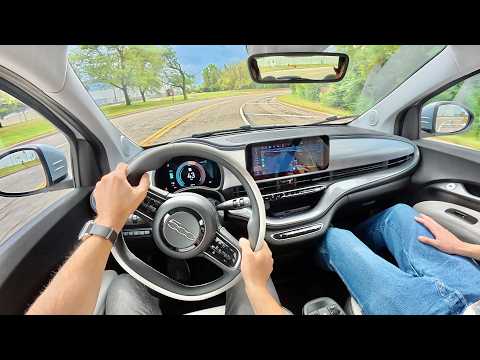 Wir fahren den Fiat 500e (Modelljahr 2024) und sagen immer wieder „Yeah“.