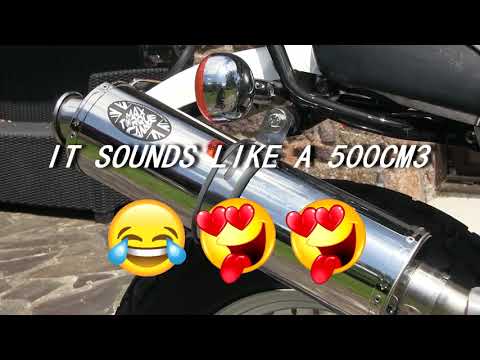 Suzuki VanVan  125 Motorbike Exhaust by Max Torque Cans