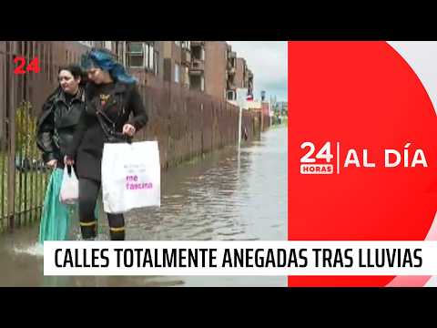 Colapso en el Bíobío: Hasta 80 mm de lluvia inundan viviendas y dejan atrapado a taxibús