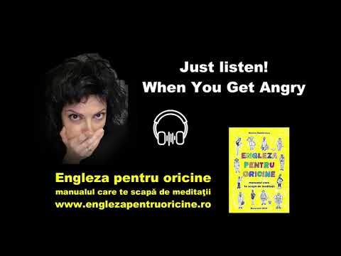 Lecţia # 156 - Just Listen! 🎧 (3) – What Do You Do When You Get Angry?
