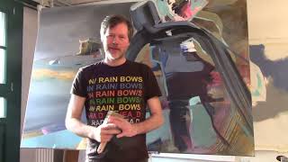 Elementare Malerei - Bildspannung - Werkprozess Doku "LAUF" Part1 lasierend/deckend (kommentiert) Level (2-3)