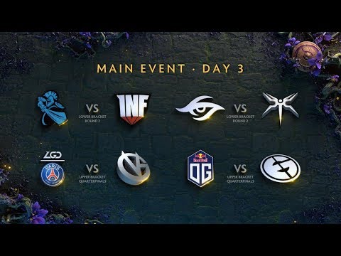 DOTA2 LIVE : Newbee vs Infamous (Bo3) #TI9 Main Event Day 3
