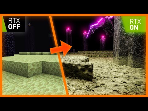 Lenz Graphics - Minecraft End, But RTX is on!