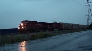 preview picture of video 'Canadian Pacific - Tren automotriz rumbo a Canada'