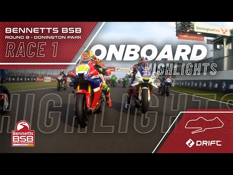 2025 Bennetts British Superbike Championship: RD8 – Donington Park - Race 1 onboard highlights