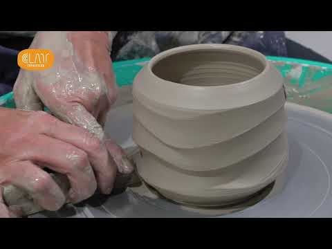 Altering a wheel thrown form in to a Jug - Pottery Making - Pottery Malaysia
