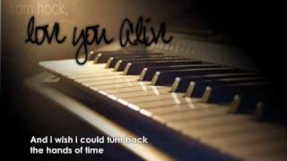 Sam Hook - Love you Alive +lyrics