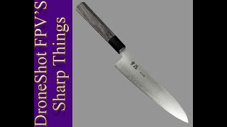 Kohetsu HAP40 Gytuo 210mm - Single stone sharpening w/ King NEO 800 #sharpening