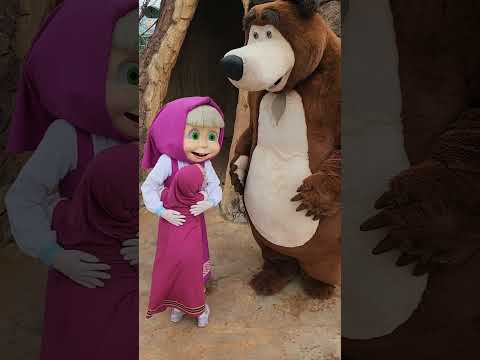 The Bear and little REAL Masha👻🌈🚀👶🧿❤️🧸