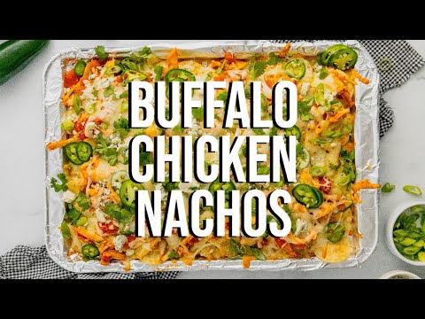 Buffalo Chicken Sheet-pan Nachos