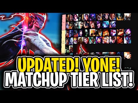 UPDATED! Durability Patch Yone Matchup TIER LIST Guide - League of Legends