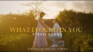 Stevie Hoang - What I Found In You (Official Music Video)