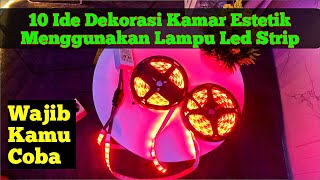 Download lagu 10 Aesthetic Room Decoration Ideas with LED Strip Lights mp3
