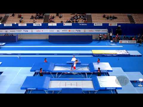 WYSKIEL Maciej (POL) M - 2019 Trampoline Worlds, Tokyo (JPN) - Qualification Trampoline R2