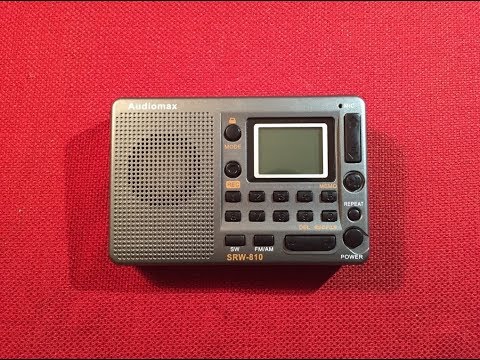 Audiomax SRW-810 AM FM Shortwave Portable Radio Review