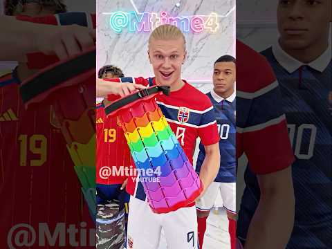 Mbappé’s Inflatable Chair Became the Real Winner 🤣🥇 #parody #football #haaland #worldcup