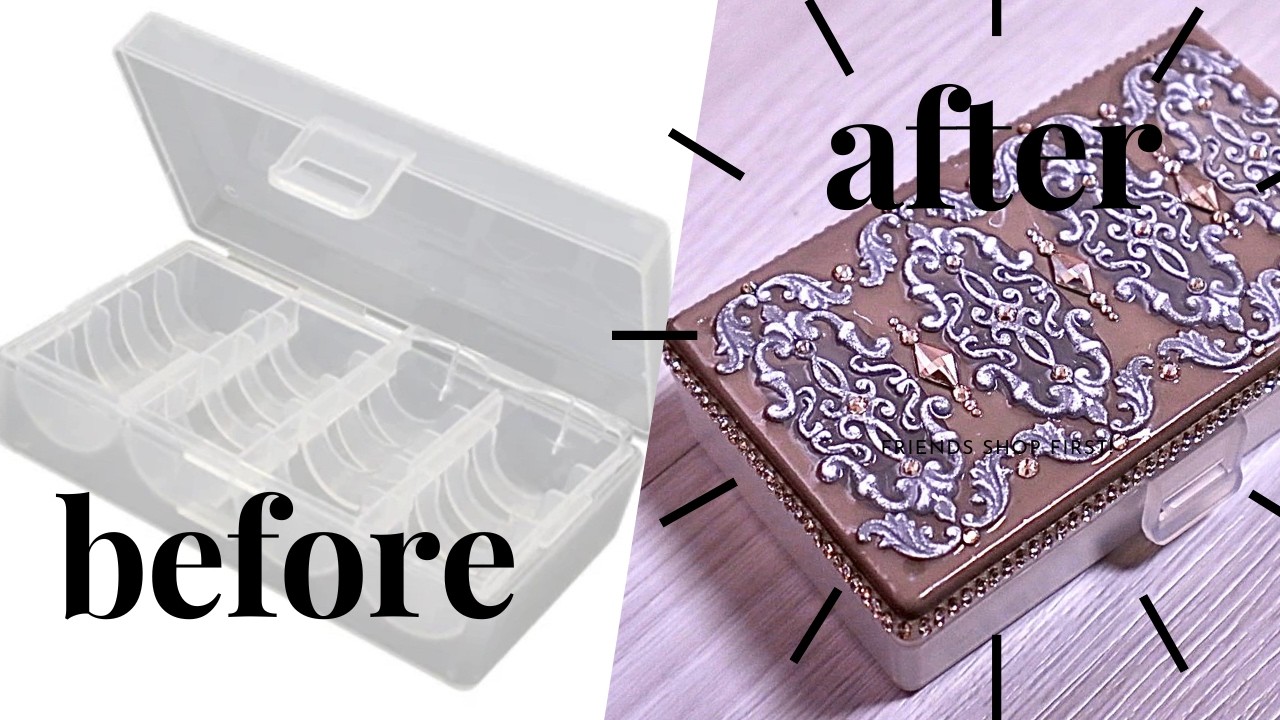 【100均DIY】コインケースをアンティーク風デコレーション/Beautiful decoration