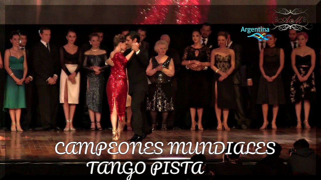 Mundial de Tango 2017 German Ballejo Magdalena Gutierrez, campeones mundiales Pista