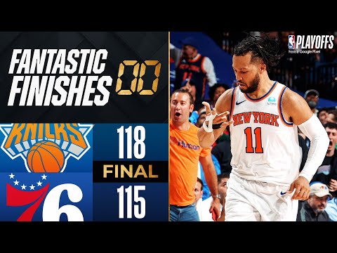 Final 2:52 WILD ENDING #2 Knicks vs #7 76ers Game 6 May 2, 2024