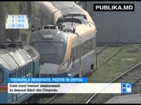 Trenul care circula pe linia Chişinău Ocniţa asigura lunar Întreprinderii Calea Ferată din Moldova v
