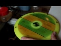 Frisbeegolfkiekon värjäystä