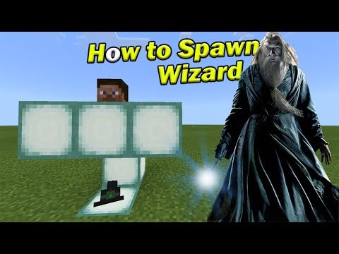 MrPogz Zamora - How to Spawn a WIZARD | Minecraft PE