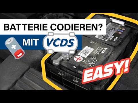Changing batteries and coding made easy – instructions with VCDS!