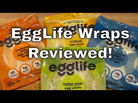 EggLife Low Carb Wraps - 4 Flavors Reviewed!