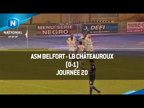 J20 : ASM Belfort - LB Châteauroux (0-1), le résumé