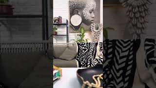Afro boho design - before and after set transformation/ interior styling