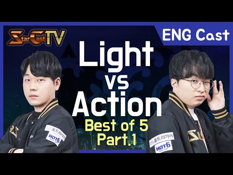 [ENG] Light vs Action (TvZ, Bo5) Part1 [2021.06.12] - Starcraft Remastered (StarCastTV English)
