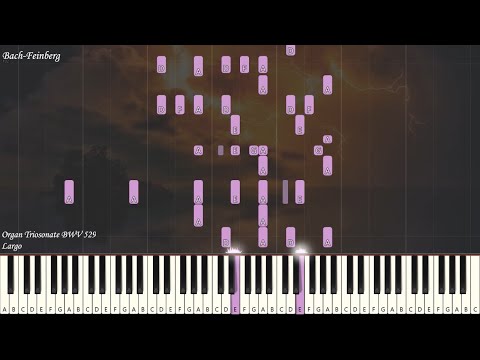 Bach-Feinberg - Largo from Organ Triosonate BWV 529 | Paino Synthesia
