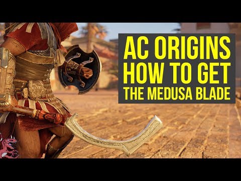 Assassin's Creed Origins Tips HOW TO GET THE MEDUSA BLADE (AC Origins Tips - AC Origins Best Weapons Video