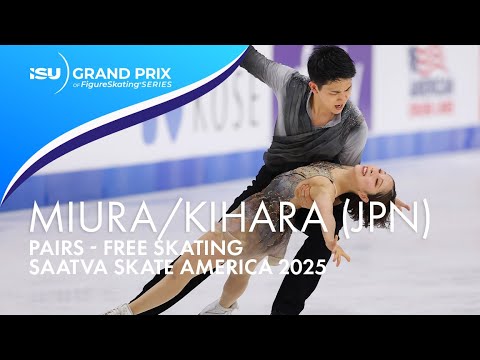 Riku MIURA / Ryuichi KIHARA | Pairs Free Skating | Saatva Skate America 2025 | #GPFigure
