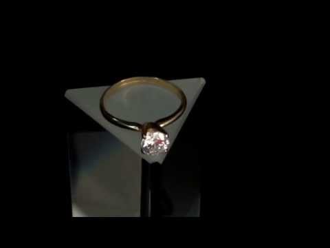 0.70ct 14k Solid Yellow Gold Ring