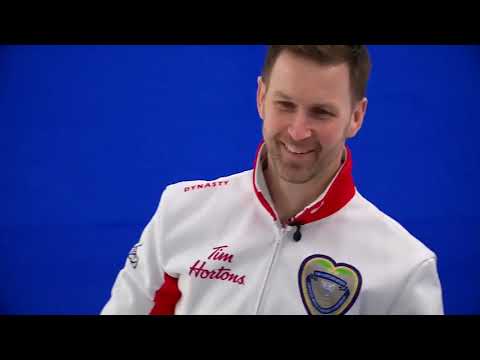 Draw 21 - Tim Hortons Brier - Gushue (CA) vs. Middaugh/Howard (WC3)