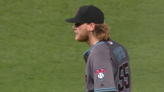 ARI@WSH: Koch takes no-no into 6th in first MLB start