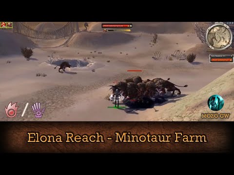 Elona Reach Minotaur Bone Farm - Guild Wars Elementalist Farm E/Me NM