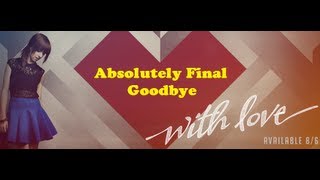 &quot;Absolutely Final Goodbye&quot; LYRICS by Christina Grimmie