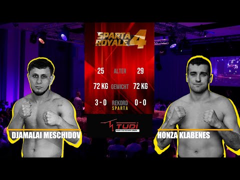 SPARTA ROYALE 4 | TITLE FIGHT | DJAMALAI MESCHIDOV VS HONZA KLABENES