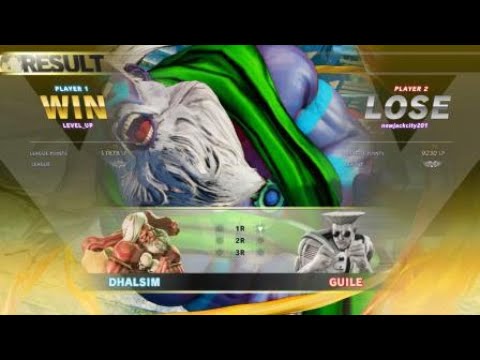 SFVAE S3.5 - FT2 - LEVEL_UP (Dhalsim) Vs newjackcity201 (Guile)