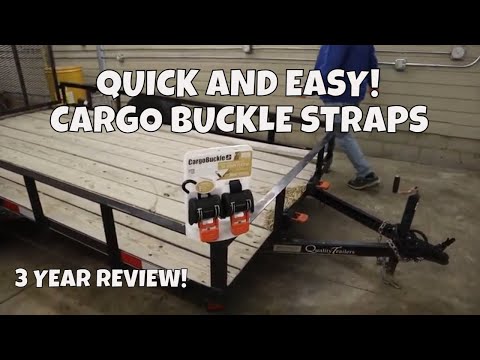 How to Strap Down a UTV on a Trailer | 3 Year review on Cargo Buckle Straps