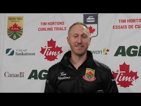 Media Scrum - Men’s SF/Women’s TB 2 games - 2021 Tim Hortons Curling Trials